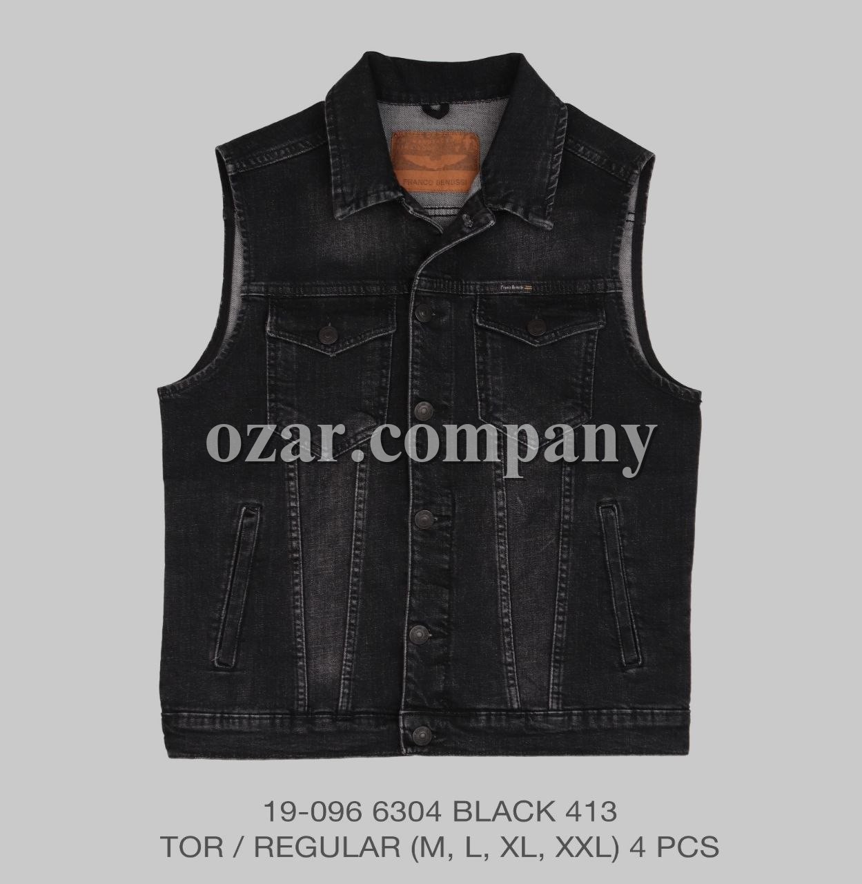 Мужской Джинсовый Жилет Franco Benussi 