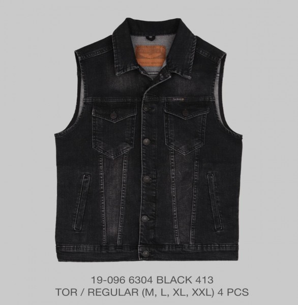 Мужской Джинсовый Жилет Franco Benussi 