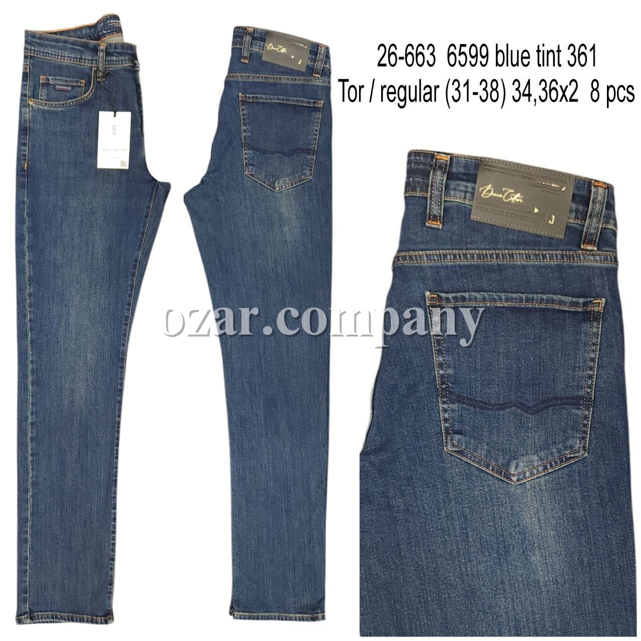 Мужские Джинсы Franco Benussi 