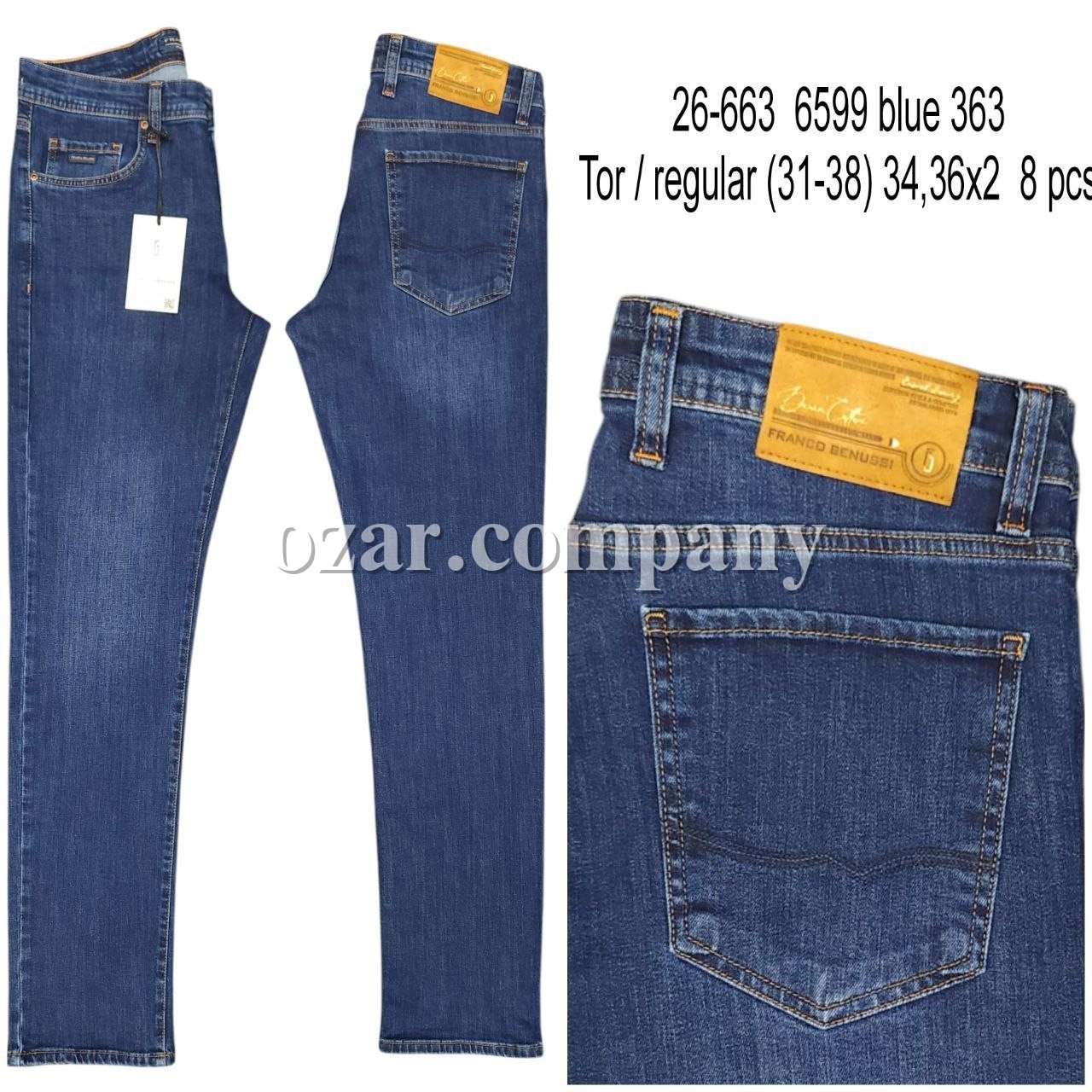 Мужские Джинсы Franco Benussi 