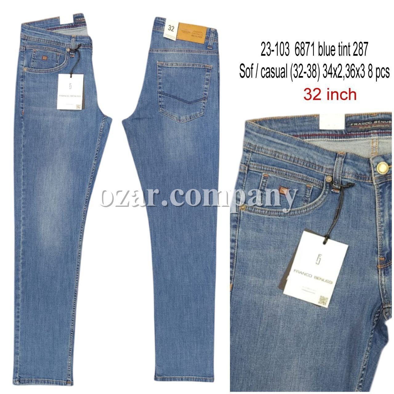 Мужские Джинсы Franco Benussi 