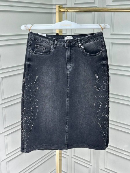 Женская Джинсовая Юбка Eva Enrica (Большие размеры)