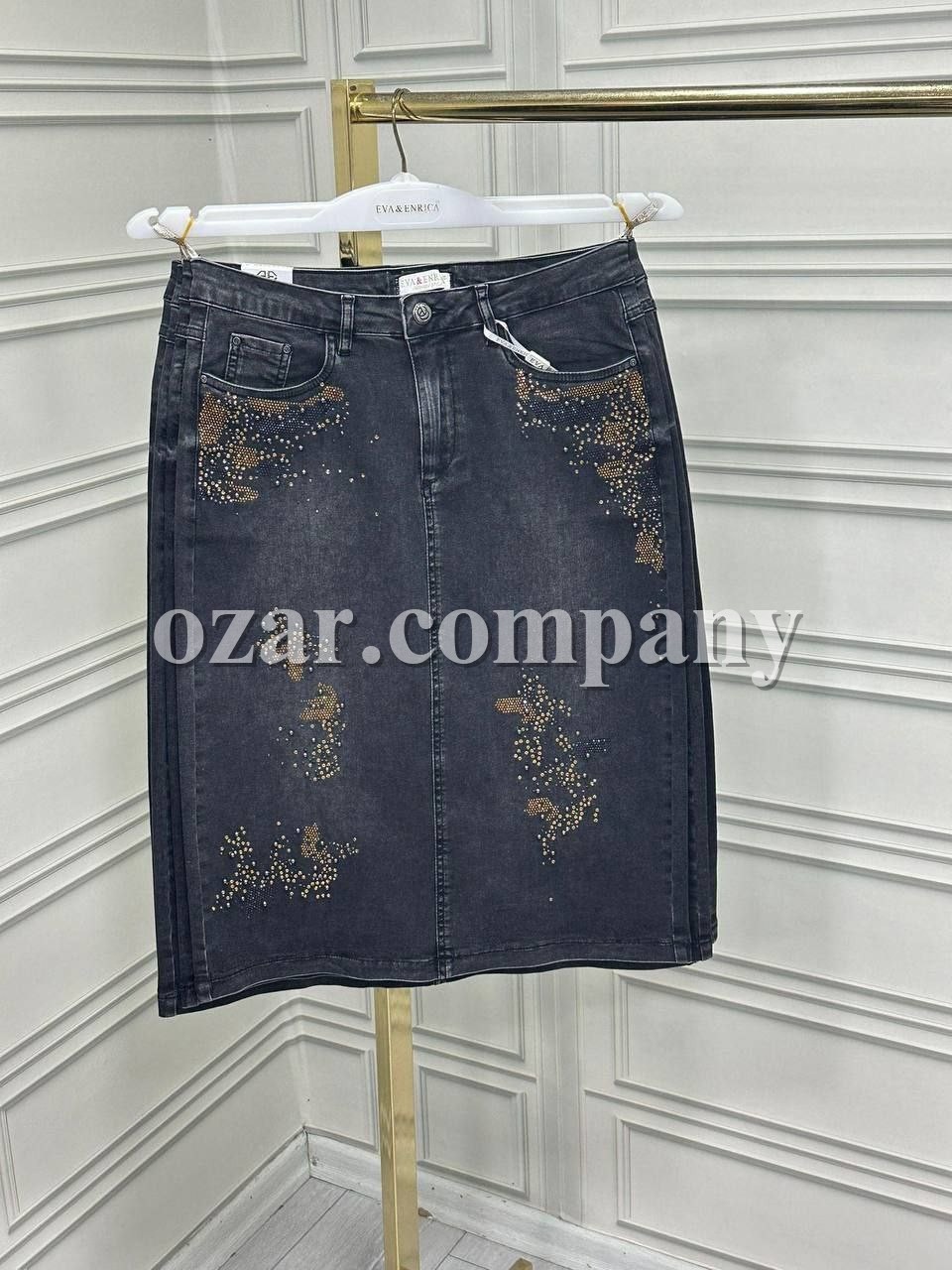 Женская Джинсовая Юбка Eva Enrica (Большие размеры)
