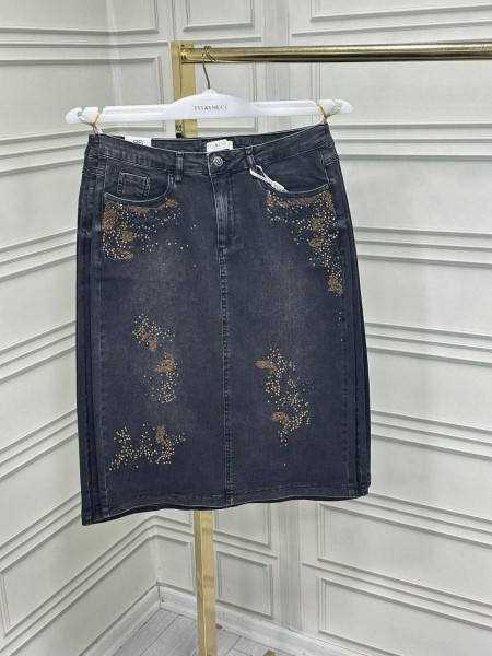 Женская Джинсовая Юбка Eva Enrica (Большие размеры)