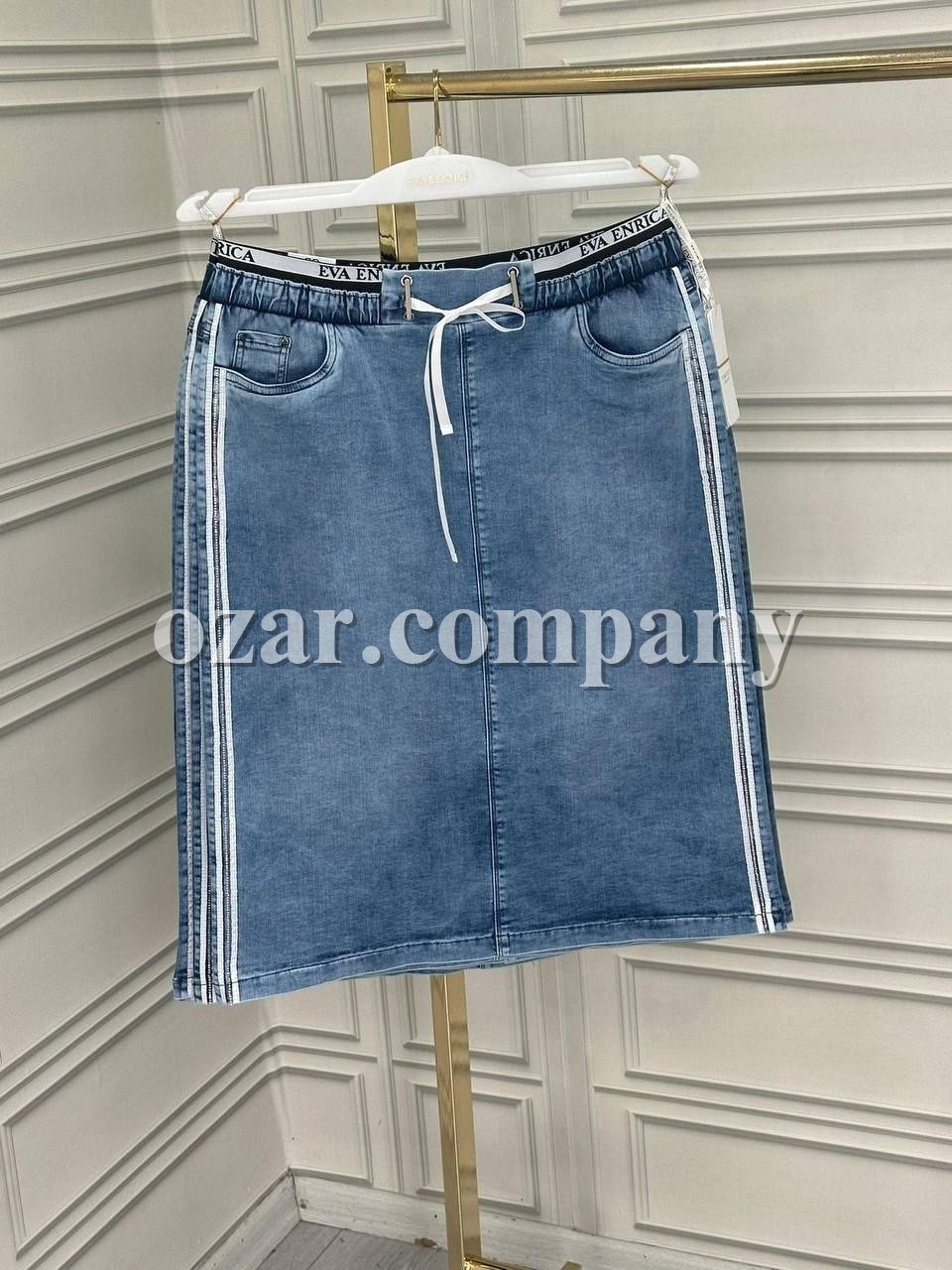 Женская Джинсовая Юбка Eva Enrica (Большие размеры)