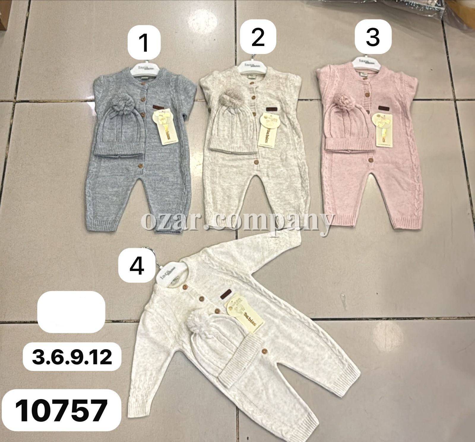 Человечек Для Новорождённых Lara Babies (3-6-9-12мес.)