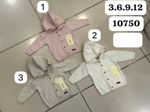 Кофта Для Девочки Lara Babies (3-6-9-12мес.)