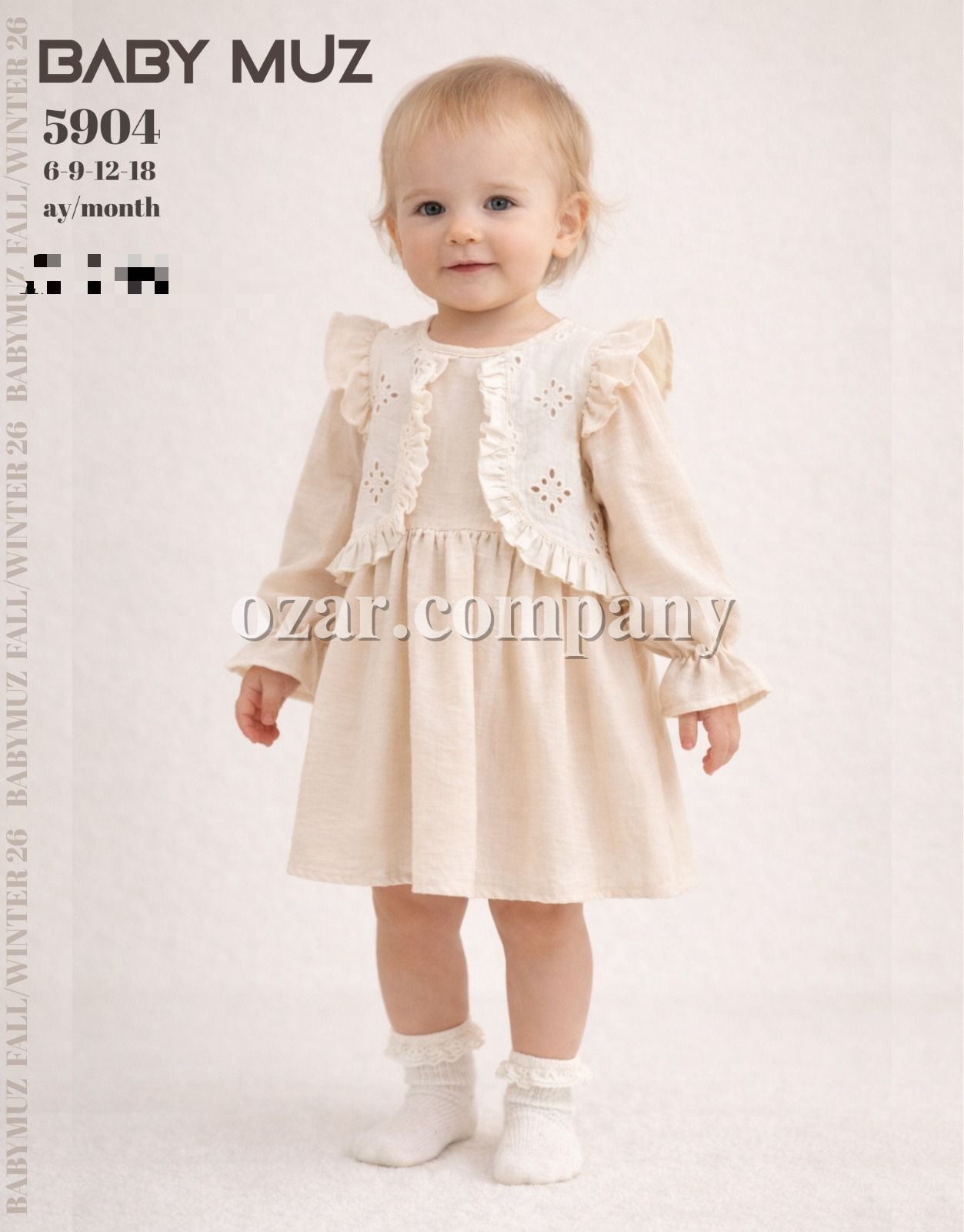 Платье Для Девочки Baby Muz (6-9-12-18мес.)