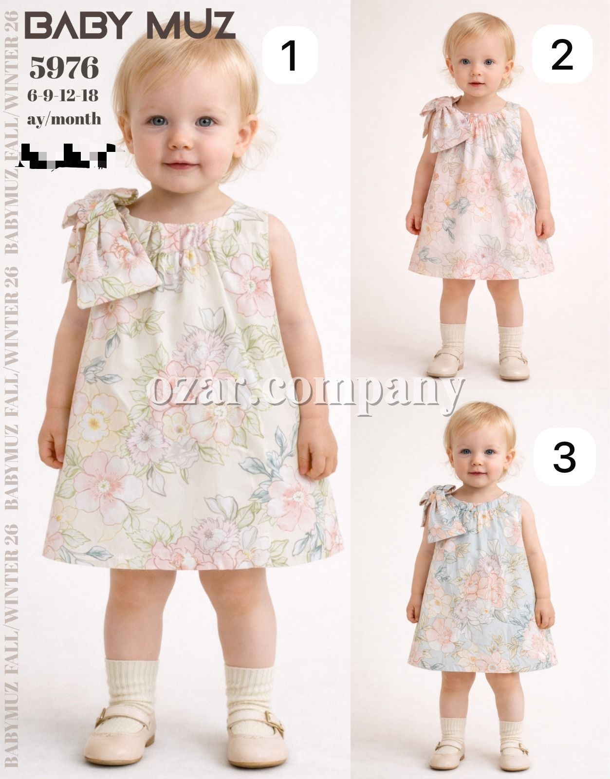 Платье Для Девочки Baby Muz (6-9-12-18мес.)