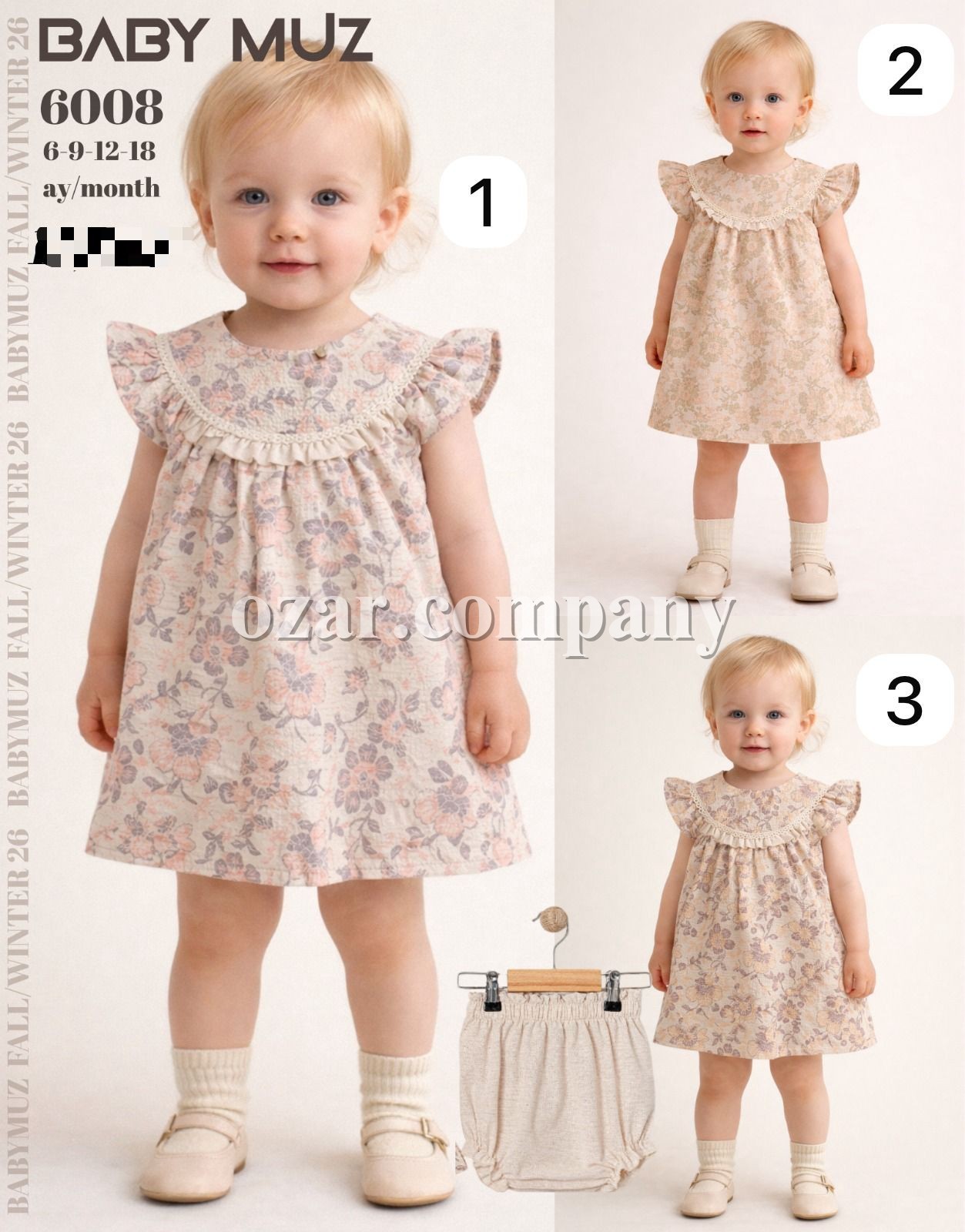 Платье Для Девочки Baby Muz (6-9-12-18мес.)