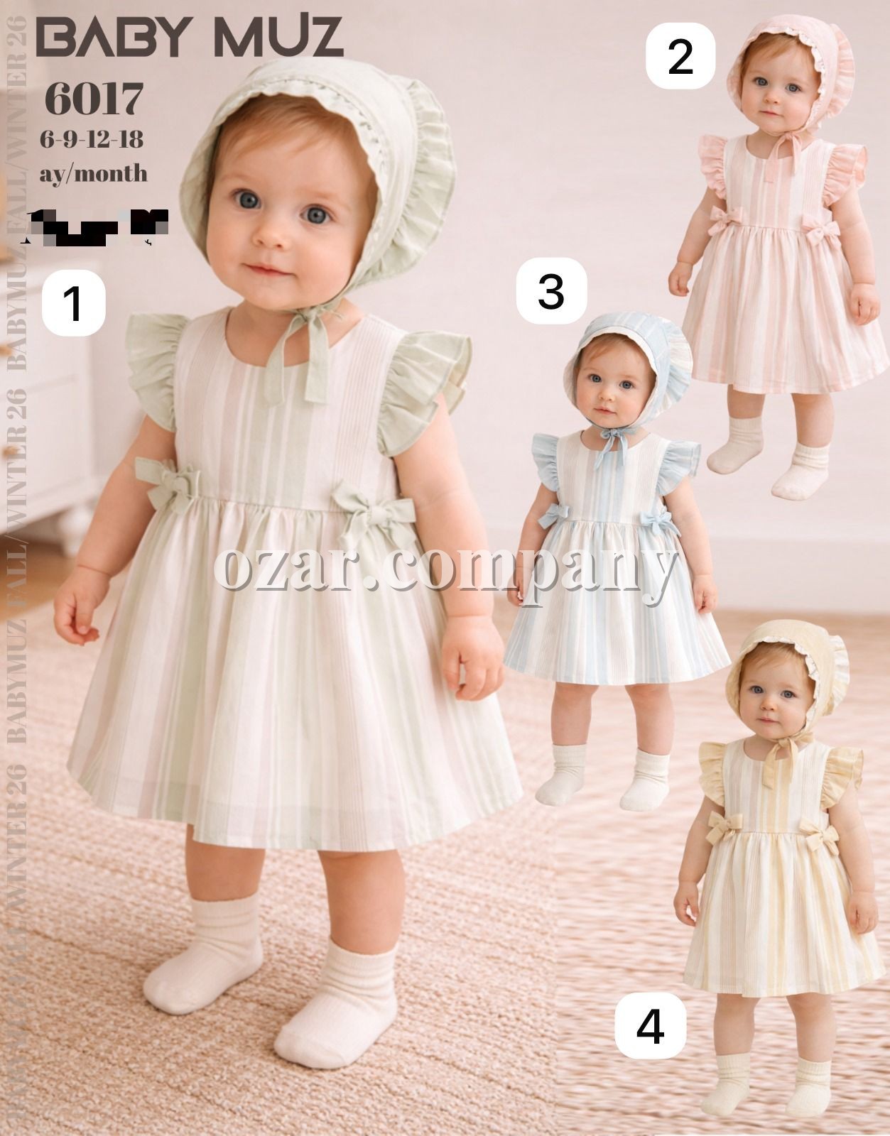 Платье Для Девочки Baby Muz (6-9-12-18мес.)