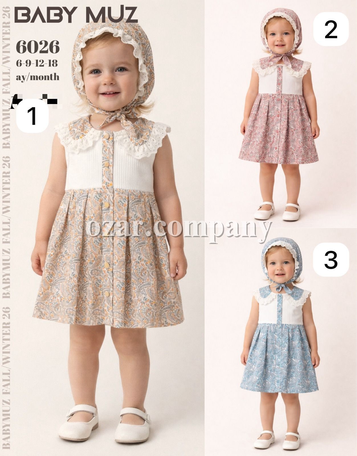 Платье Для Девочки Baby Muz (6-9-12-18мес.)