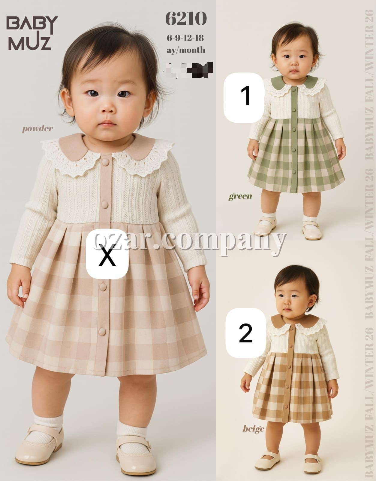 Платье Для Девочки Baby Muz (6-9-12-18мес.)