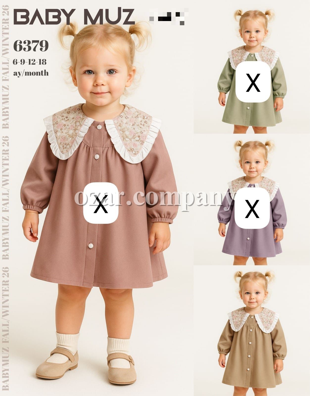 Платье Для Девочки Baby Muz (6-9-12-18мес.)