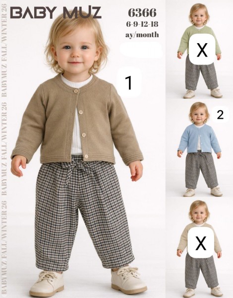 Костюм Тройка Для Девочки Baby Muz (6-9-12-18мес.)