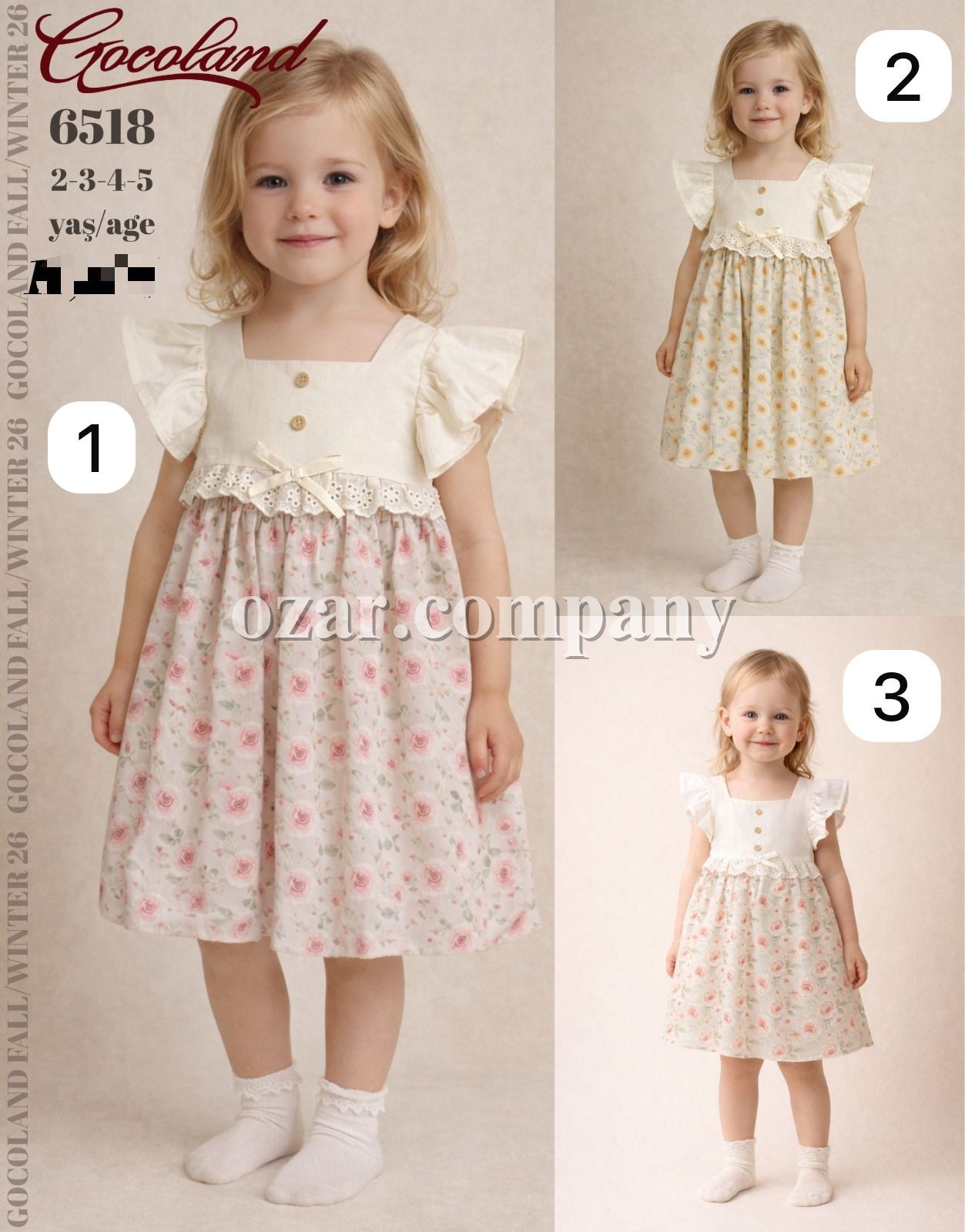 Платье Для Девочки Cocoland  (2-3-4-5лет)