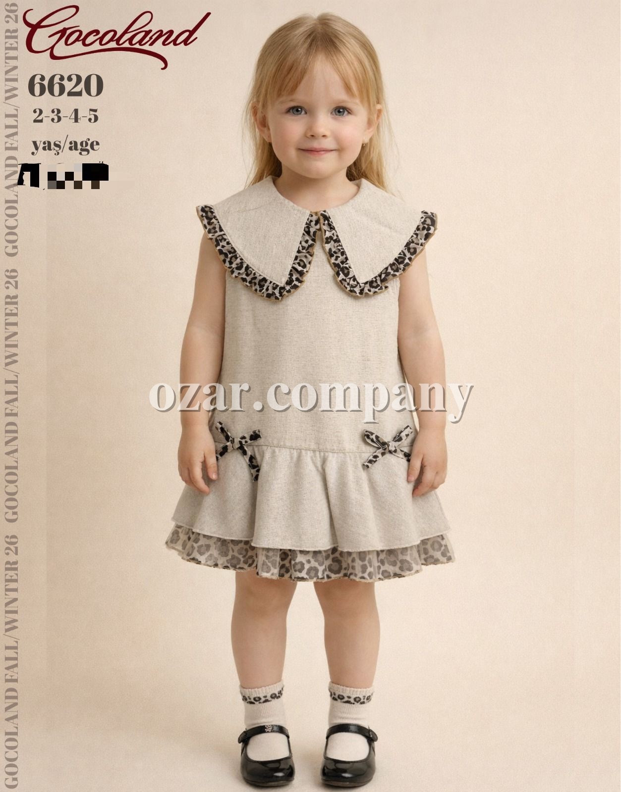 Платье Для Девочки Cocoland  (2-3-4-5лет)