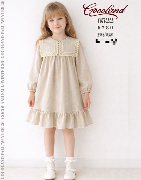 Платье Для Девочки Cocoland  (6-7-8-9лет)