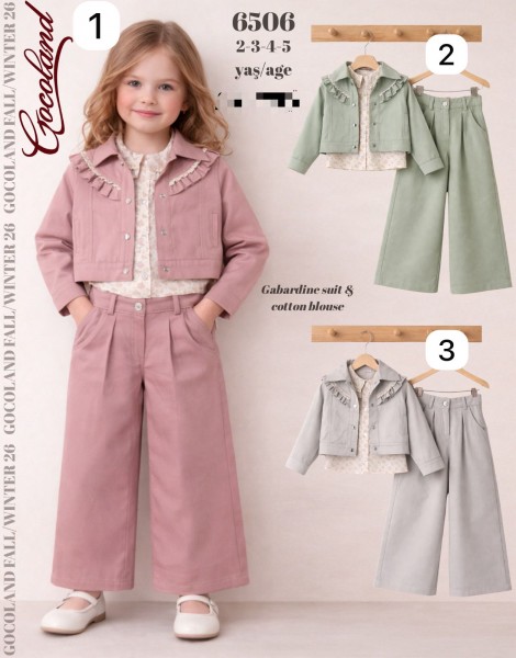 Костюм Тройка Для Девочки Cocoland (2-3-4-5лет)