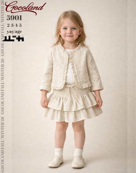 Костюм Тройка Для Девочки Cocoland (2-3-4-5лет)