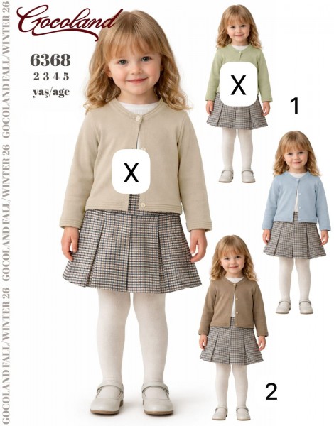 Костюм Тройка Для Девочки Cocoland (2-3-4-5лет)