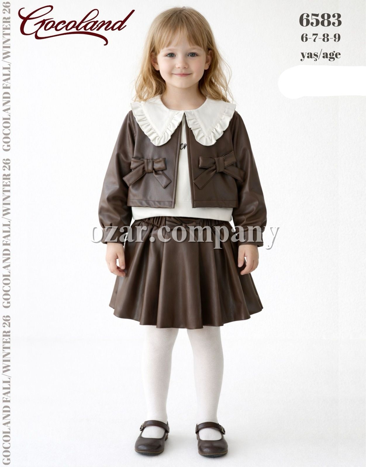 Костюм Тройка Для Девочки Cocoland  (6-7-8-9лет)