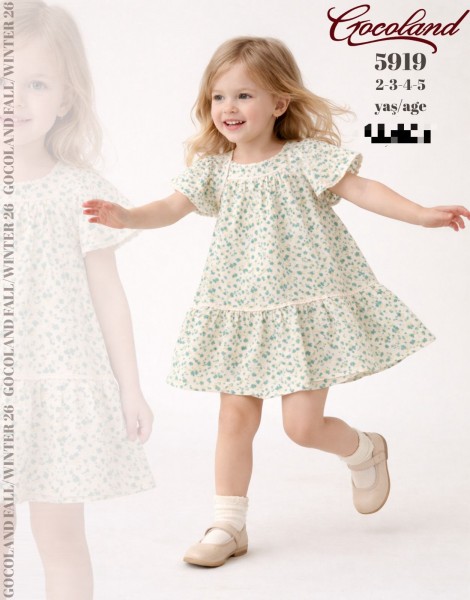 Платье Для Девочки Cocoland  (2-3-4-5лет)