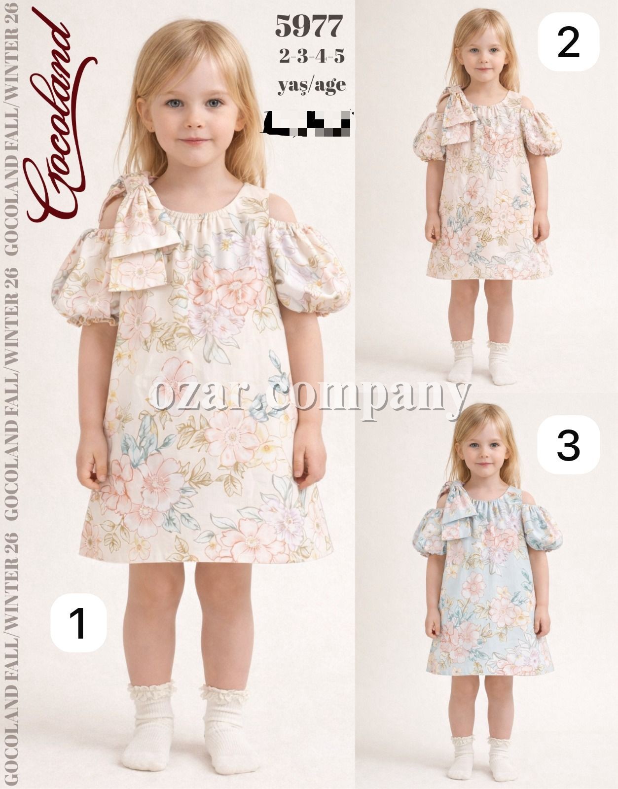 Платье Для Девочки Cocoland  (2-3-4-5лет)