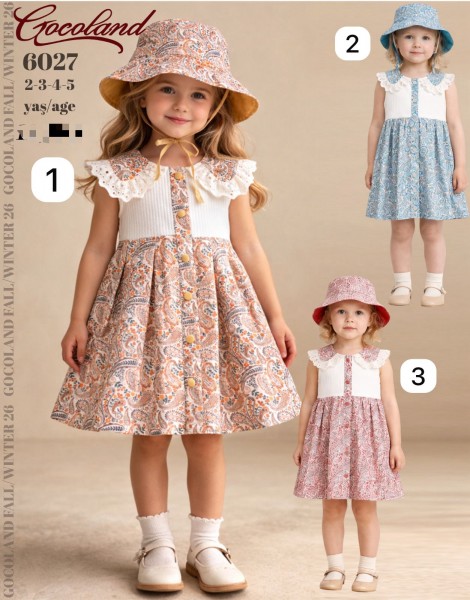Платье Для Девочки Cocoland  (2-3-4-5лет)