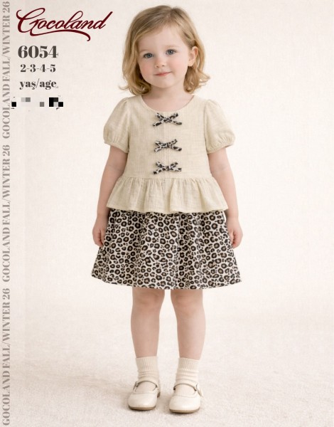 Платье Для Девочки Cocoland  (2-3-4-5лет)