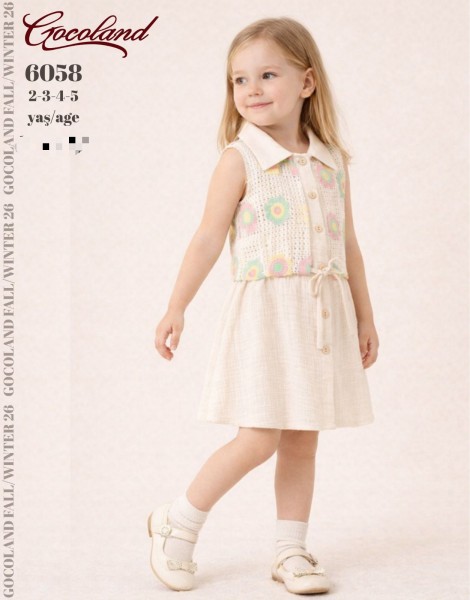 Платье Для Девочки Cocoland  (2-3-4-5лет)