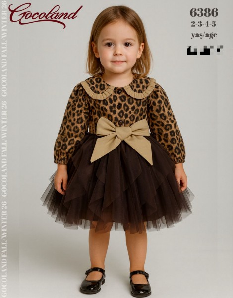 Платье Для Девочки Cocoland  (2-3-4-5лет)