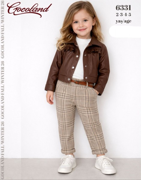 Костюм Тройка Для Девочки Cocoland (2-3-4-5лет)