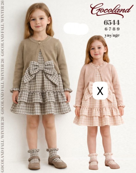 Платье Для Девочки Cocoland  (6-7-8-9лет)