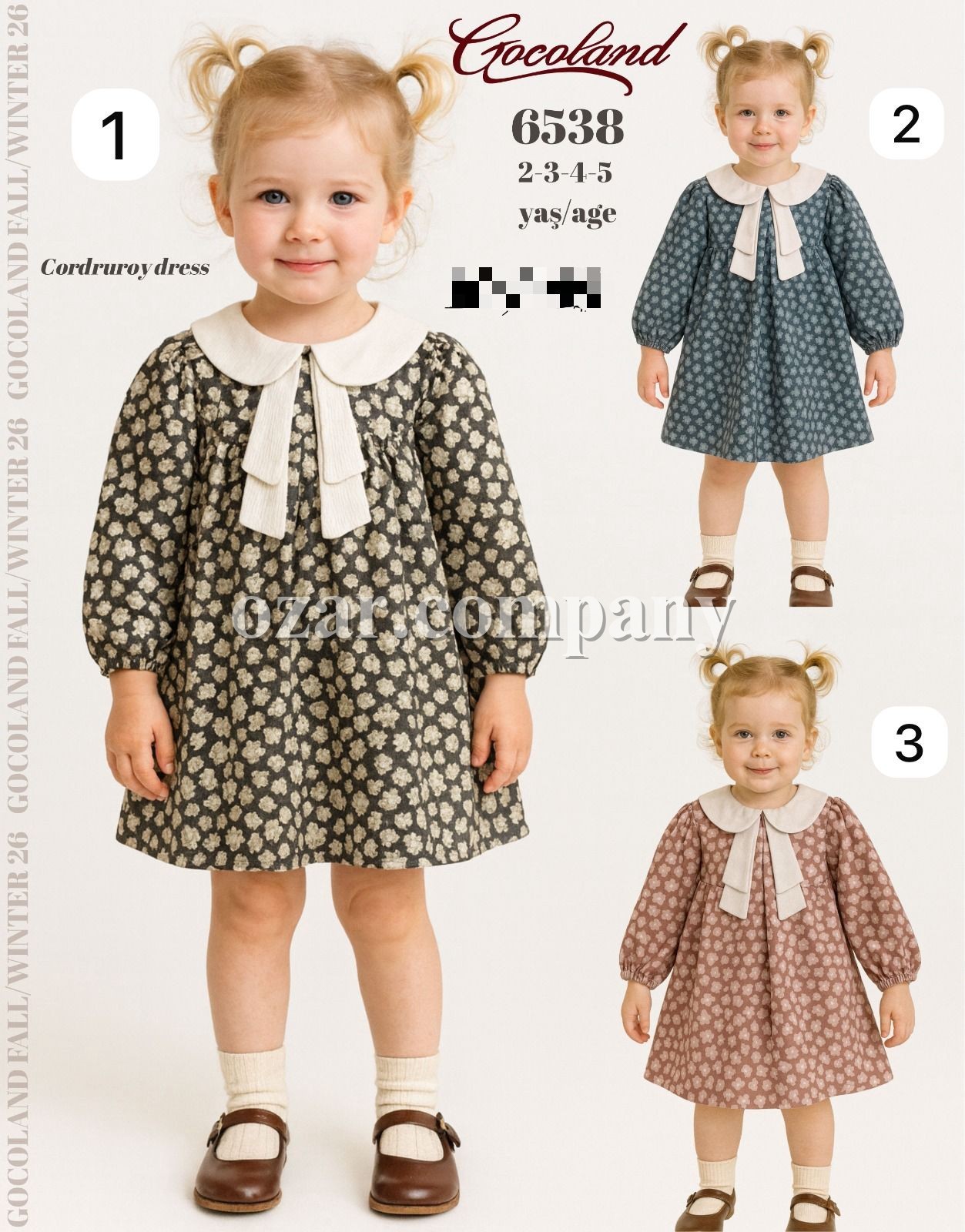 Платье Для Девочки Cocoland  (2-3-4-5лет)