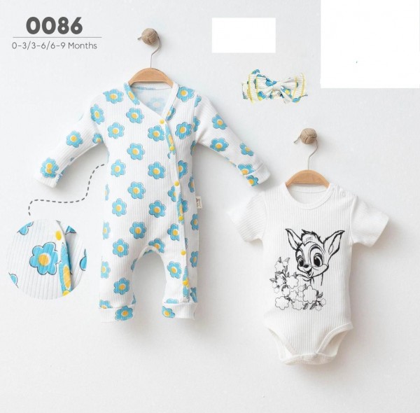 Комплект Для Девочки Cosay (0-3/3-6/6-9мес.)