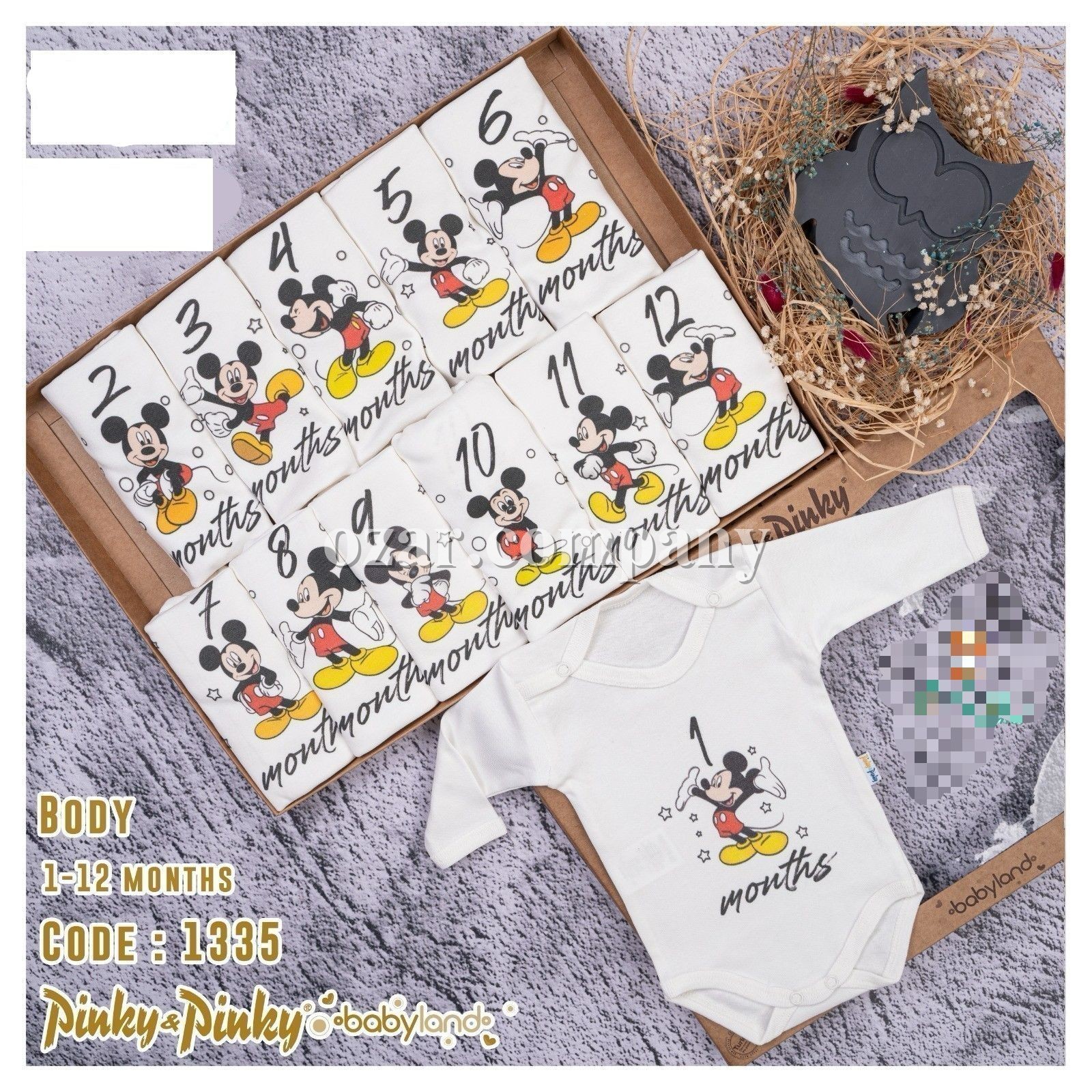 Коробочный Набор Для Мальчика Pinky Pinky (1-12м)