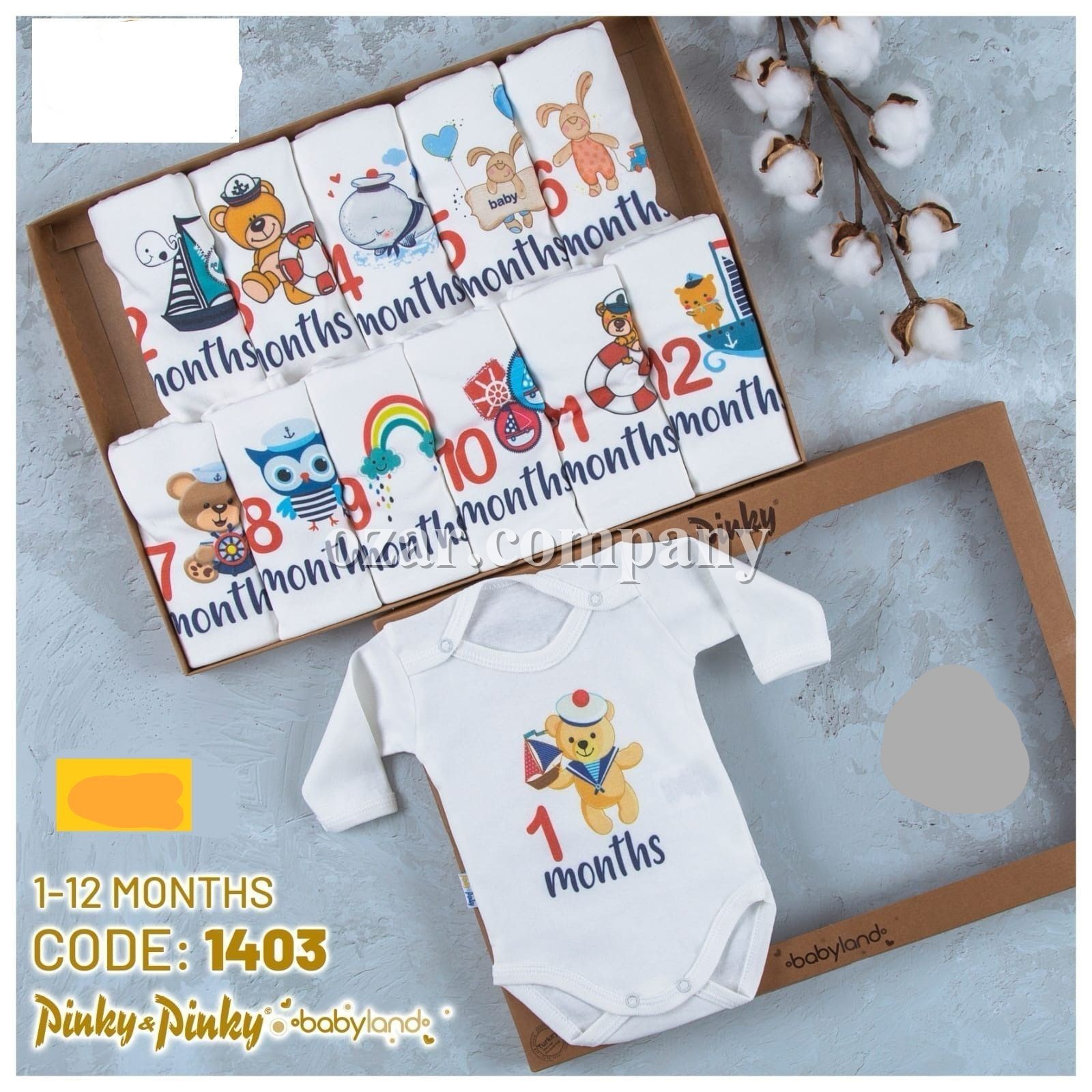 Коробочный Набор Для Мальчика Pinky Pinky (1-12м)