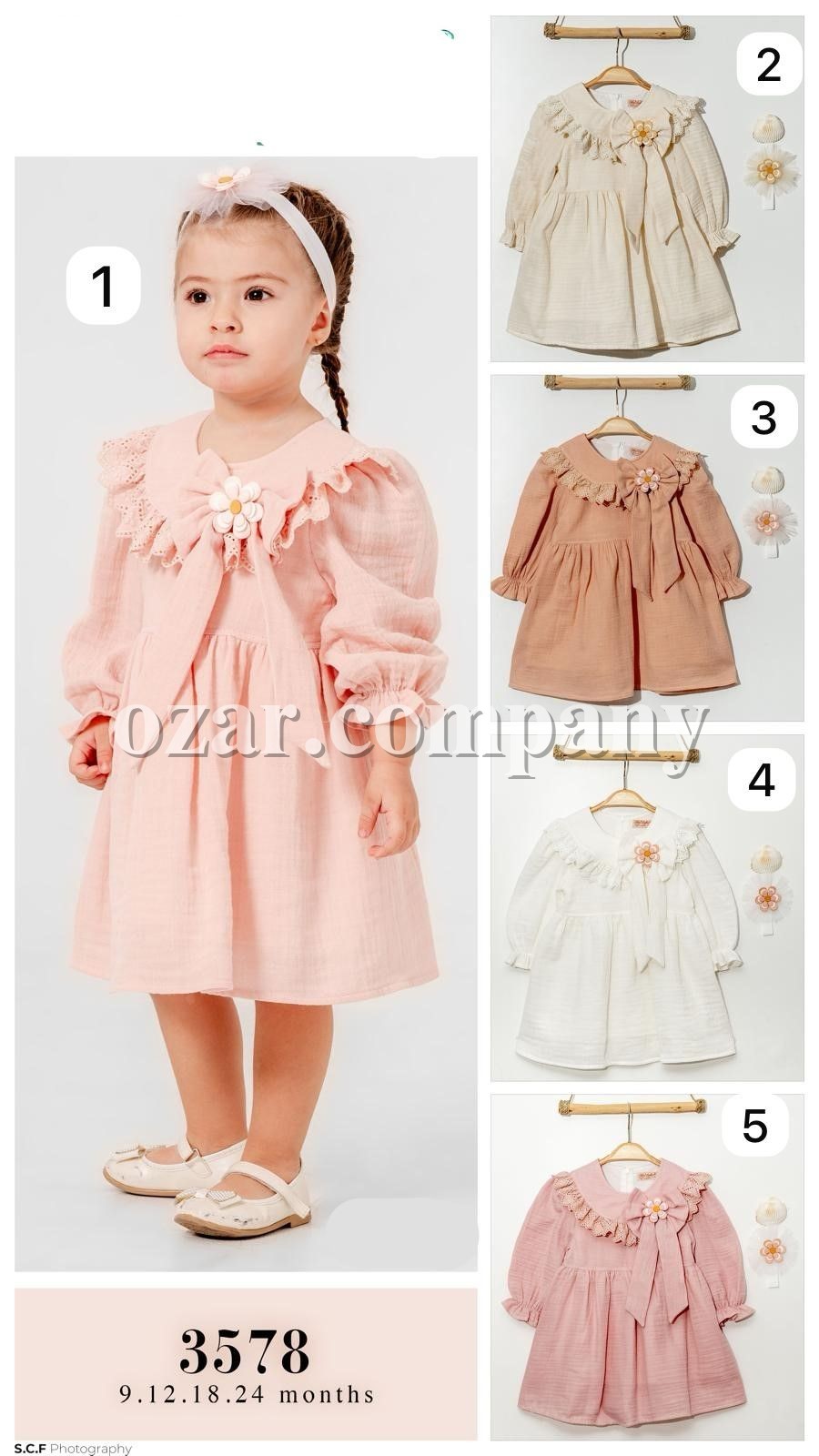 Муслиновое Платье Для Девочки Miss Sofiya (9-12-18-24мес.)