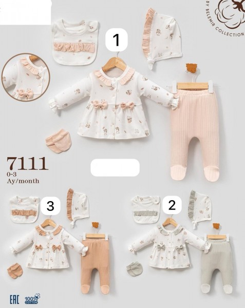 Комплект Для Девочки Cico Kids (0-3мес.)