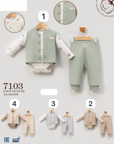 Комплект Для Мальчика Cico Kids (6-9/9-12/12-18мес.)