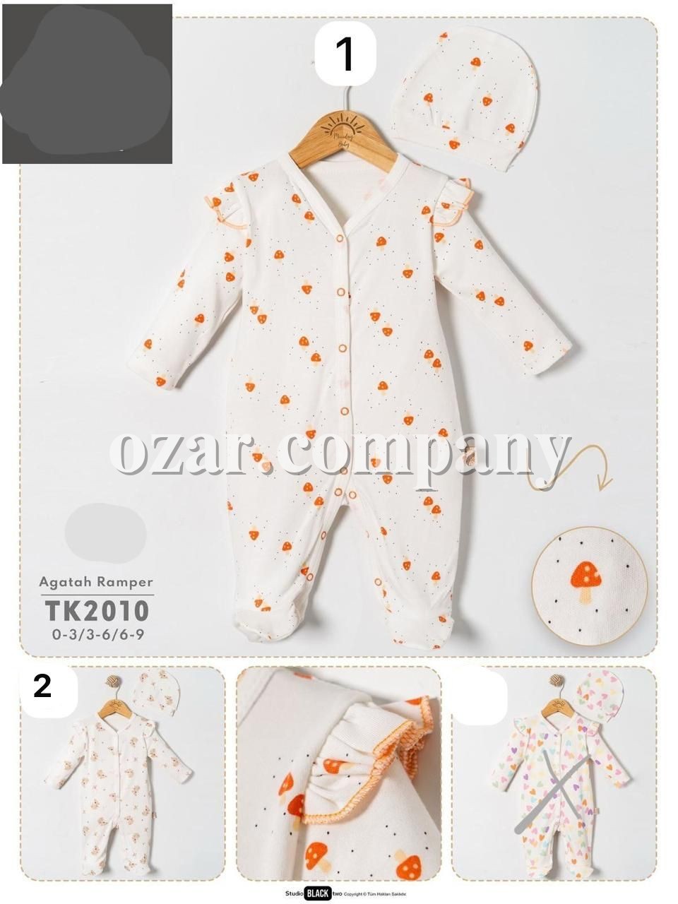 Человечек Для Девочки Murat Baby (0-3/3-6/6-9мес.)