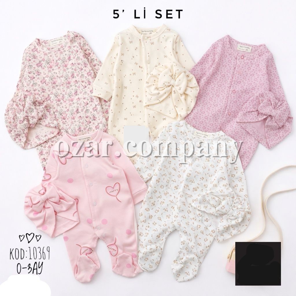 Комплект Человечков Для Девочки Murat Baby (0-3мес.)