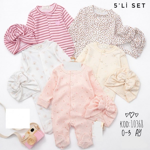 Комплект Человечков Для Девочки Murat Baby (0-3мес.)