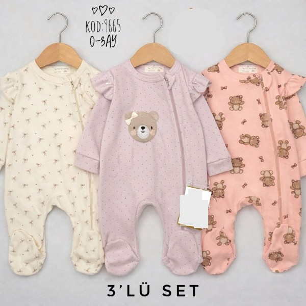 Комплект Человечков Для Девочки Murat Baby (0-3мес.)