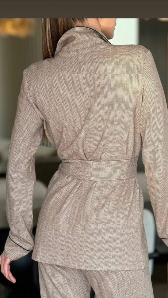 Брючный Женский Шерстяной Костюм