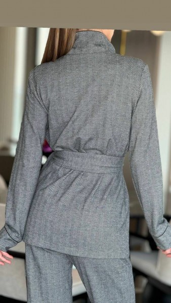 Брючный Женский Шерстяной Костюм