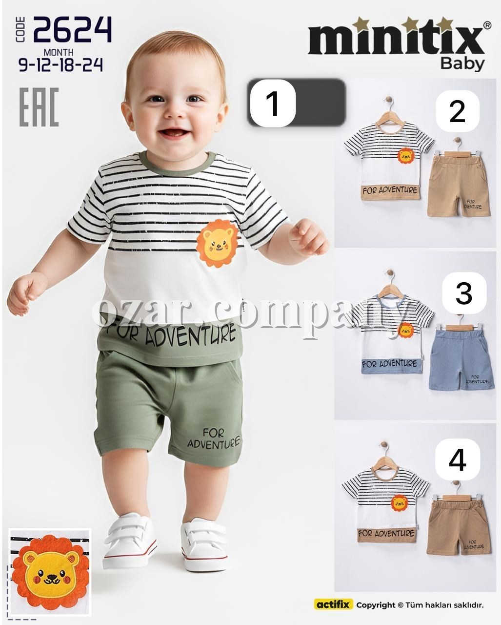 Костюм Для Мальчика Minitix (9-12-18-24мес.)