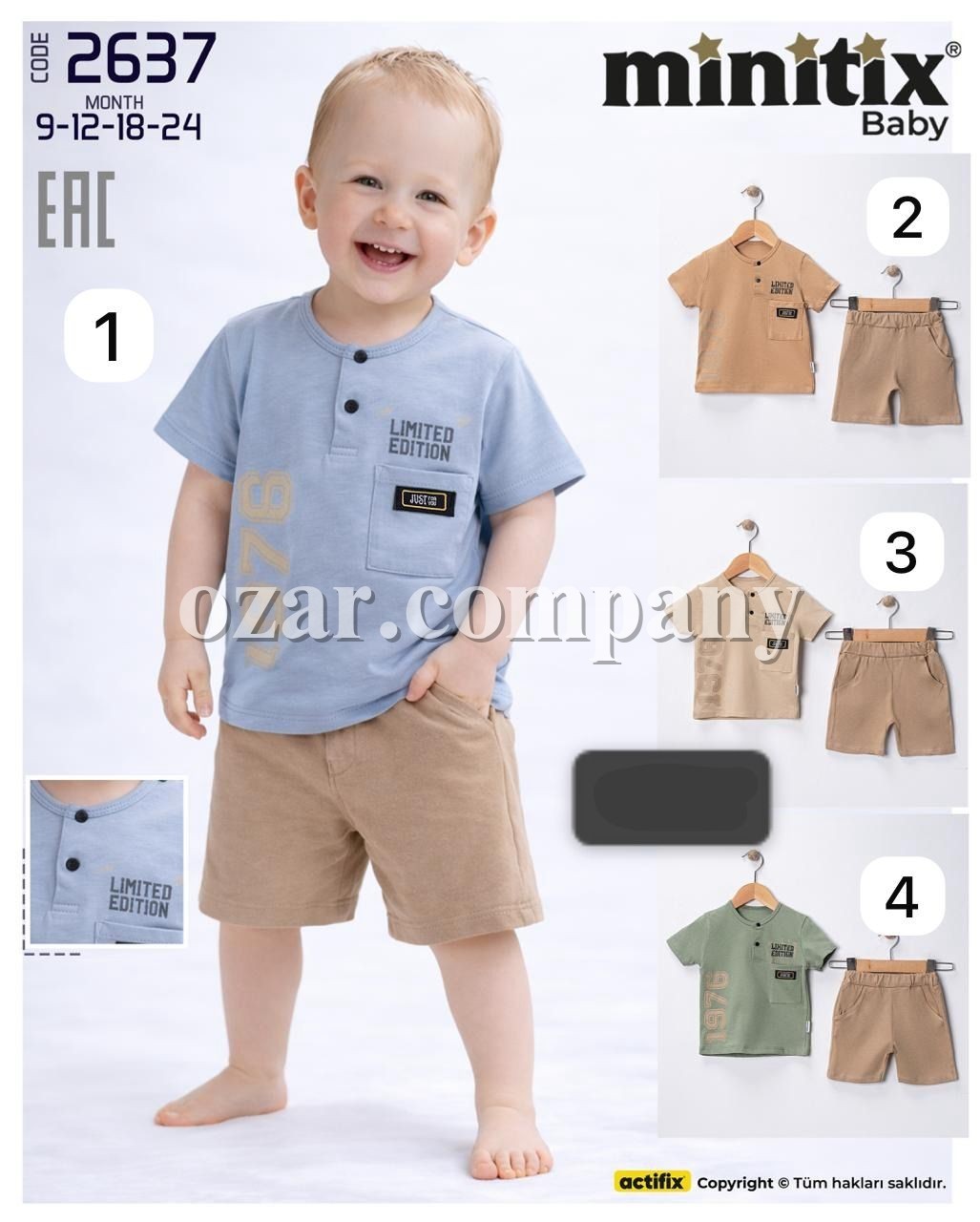 Костюм Для Мальчика Minitix (9-12-18-24мес.)