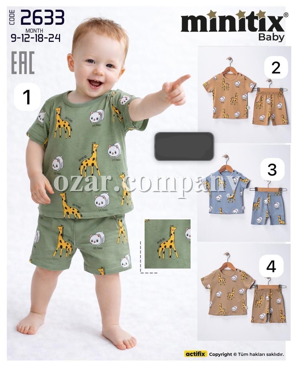 Костюм Для Мальчика Minitix (9-12-18-24мес.)